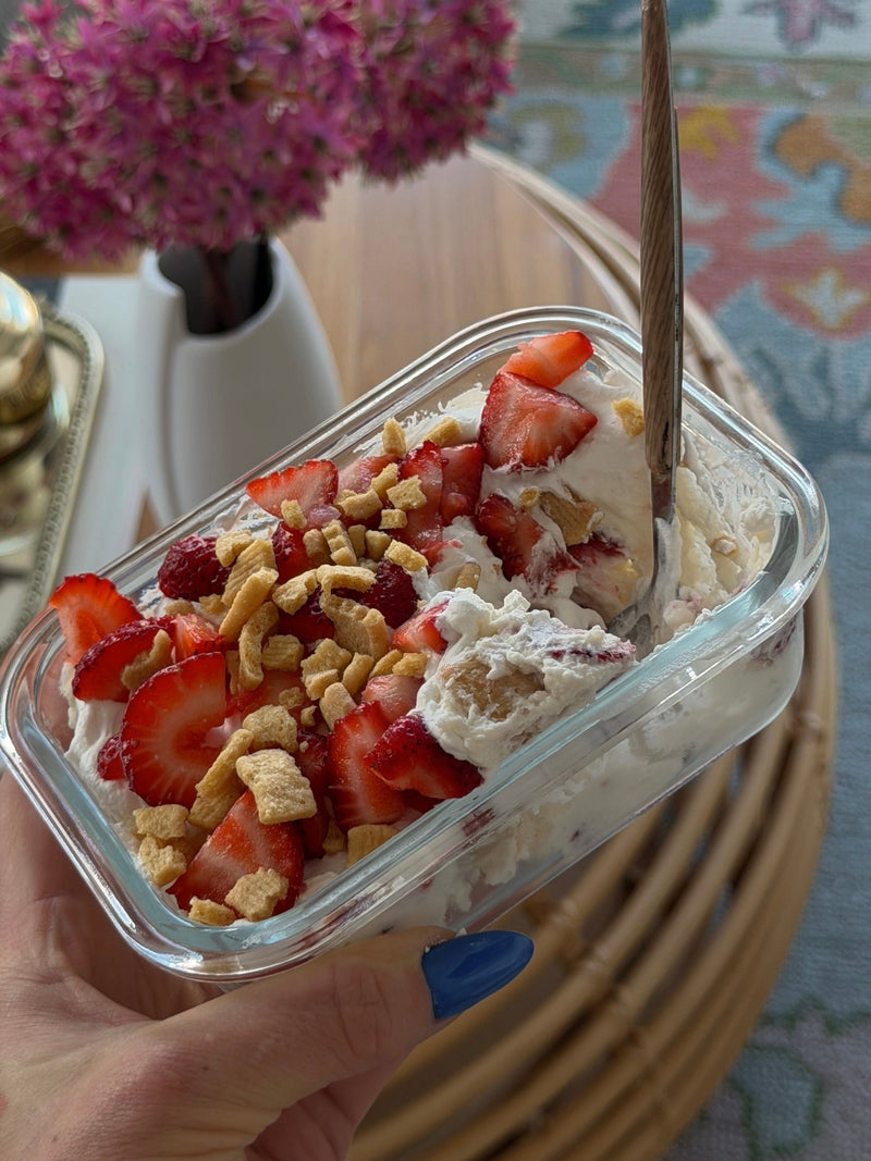 RECIPE: Strawberry Shortcake Fluffy Yogurt